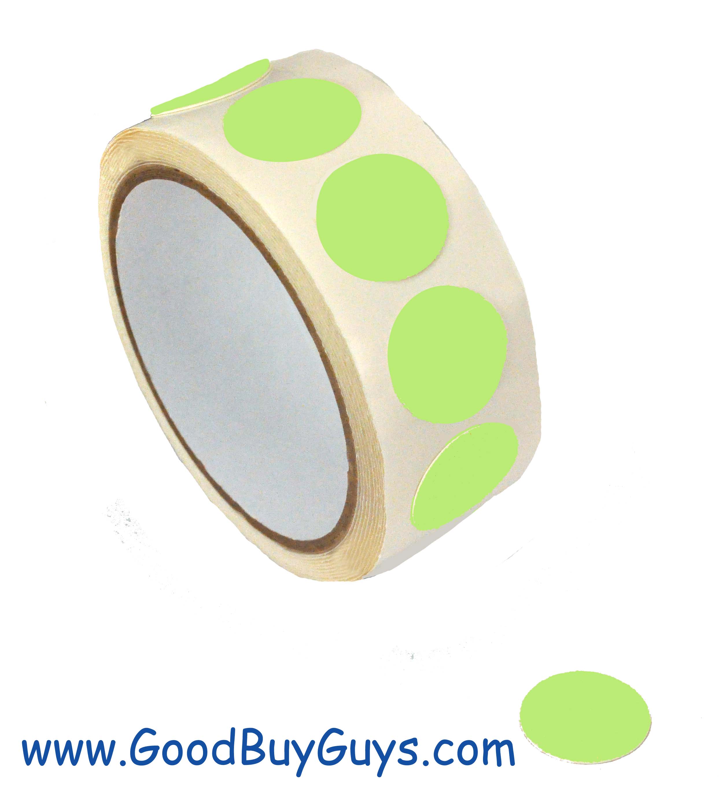 Glow Dots 1 inch 100 PC Roll